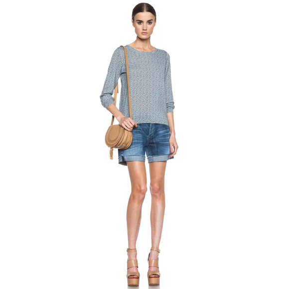 Citizens of Humanity 5” Blue Skyler Denim Shorts Jean Anthropologie Size 31 - Picture 7 of 10